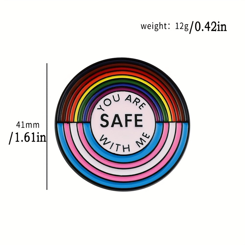 Colorful Rainbow Novelty Pin for Kids