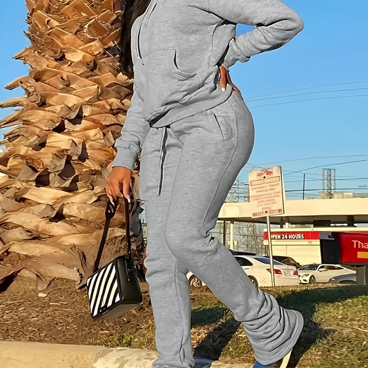  Casual Outfits 2 Piece Set Long Sleeve Hoodie & Pants
