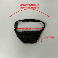Men's Leather Crossbody Bag Waist Bag Fanny Pack