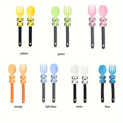 Kids Racing Fork & Spoon Set, Easter Gift