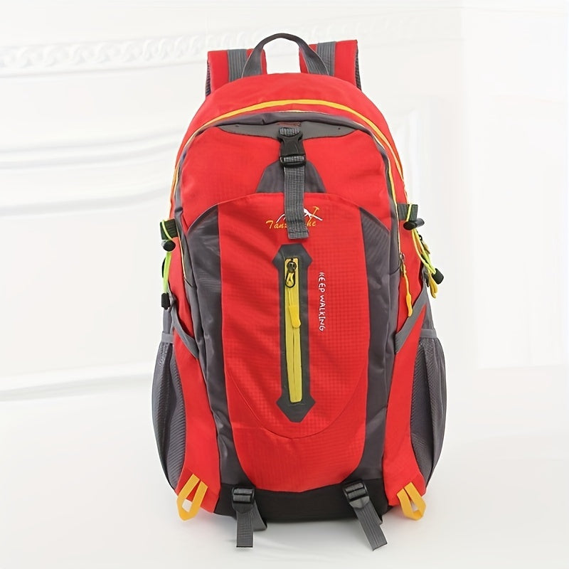 Waterproof Nylon Mountaineering Bag for Hiking Travel Large Capacity Backpack