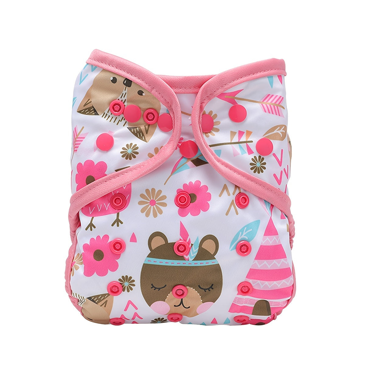 Waterproof Cloth Diaper Covers, Adjustable Size & Fun Patterns