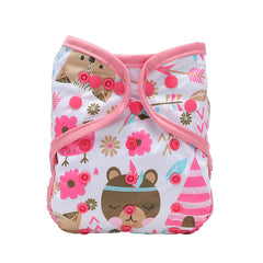 Waterproof Cloth Diaper Covers, Adjustable Size & Fun Patterns