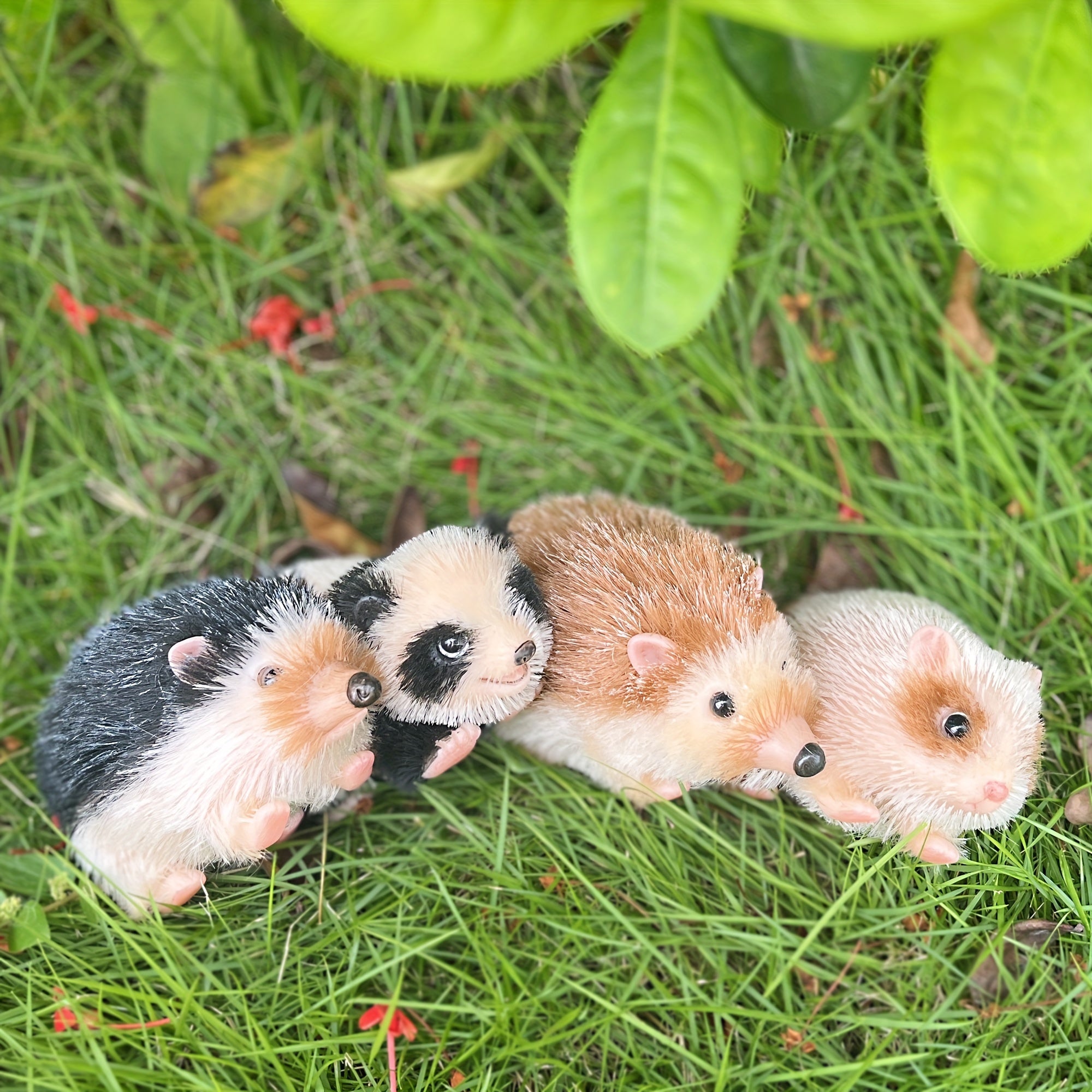 Soft Silicone Animal Dolls Hedgehog Panda Hamster Lifelike Reborn Dolls