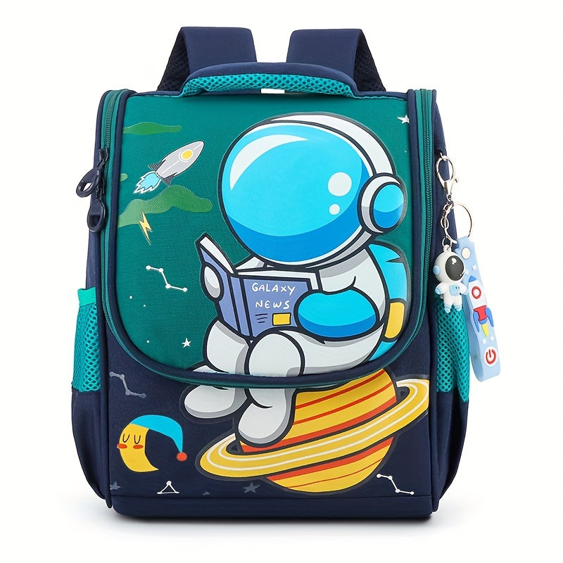 Kids Cartoon Space Backpack Lightweight School Bag
