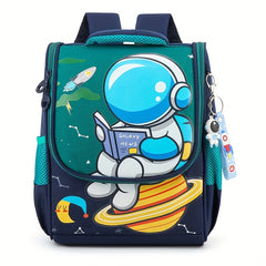 Kids Cartoon Space Backpack Lightweight School Bag