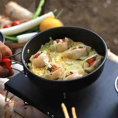 3-in-1 Aluminum Camping Pot Set for Outdoor Picnic