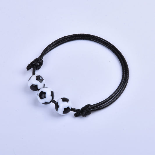 Boys Soccer Bracelet Adjustable Strap Football Accessory