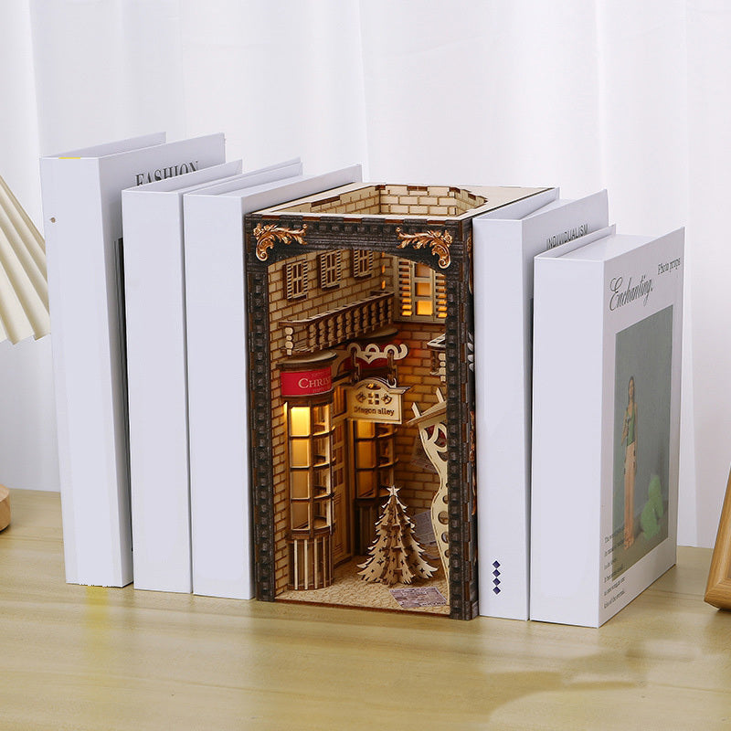 3D Diagon Alley Christmas Wooden Puzzle