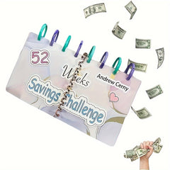 52 Weeks Savings Challenge Money Saving Book