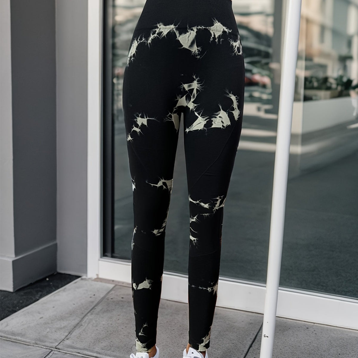 Tie Dye Yoga Pants High Waist Stretch Leggings Women's Activewear
