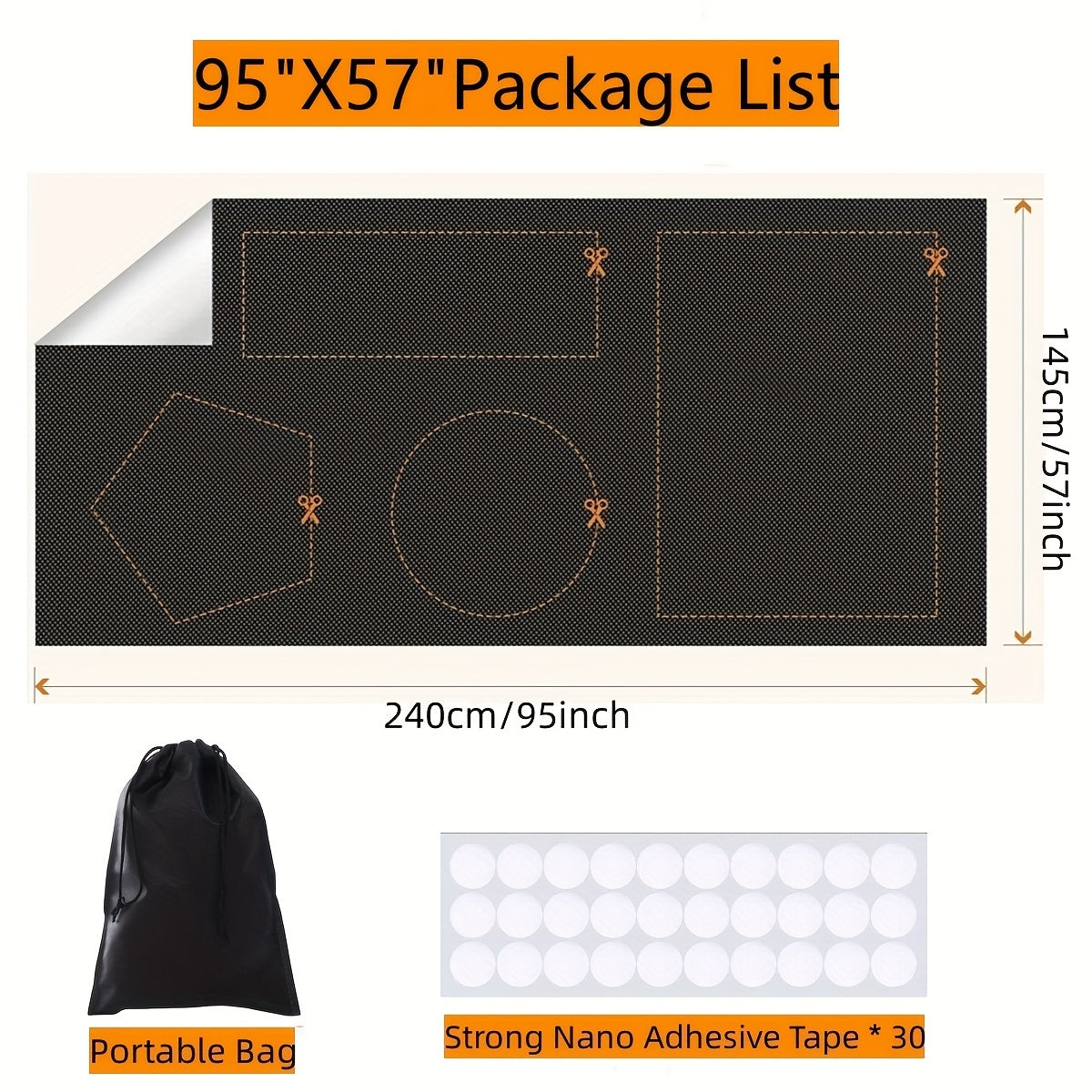 Portable Blackout Shades Travel Window Blackout Curtains