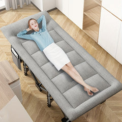 SUOLE Outdoor Foldable Bed Double layer Cotton Camping Bed