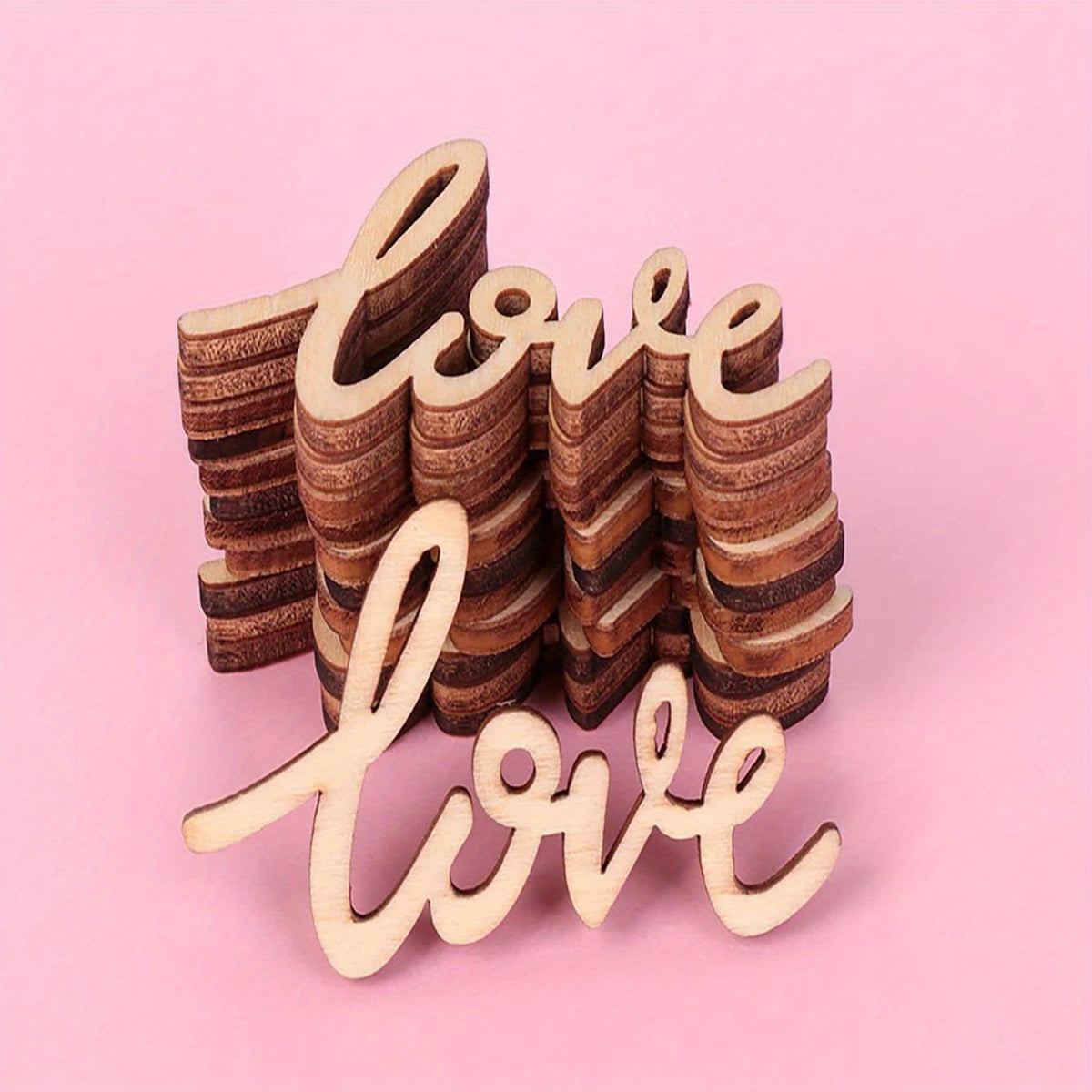18pcs Wedding LOVE Party Confetti Decoration Wooden Sign