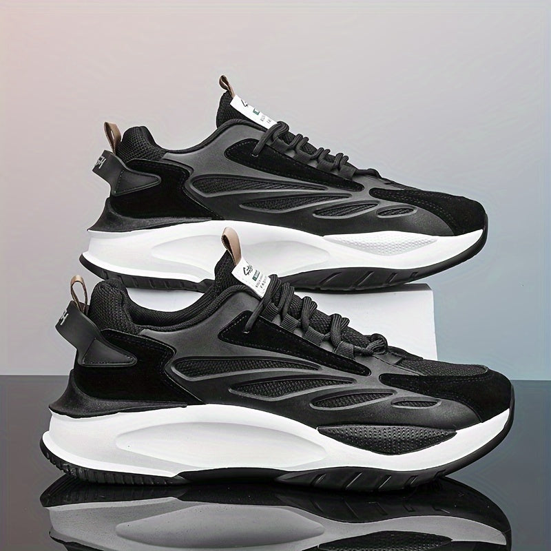 Comfortable Lace up Chunky Sneakers Anti slip Platform Running Shoes
