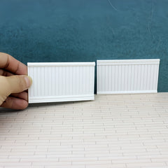 1:12 Scale Mini Wall Paneling Model 3D Stereo Wall Decal for Dollhouse