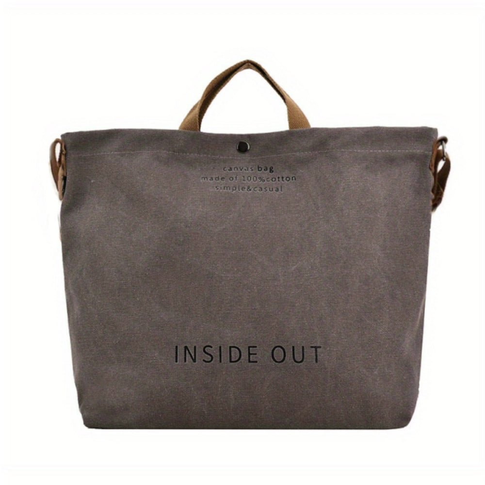 Vintage Canvas Shoulder Bag Crossbody Satchel Work Bag