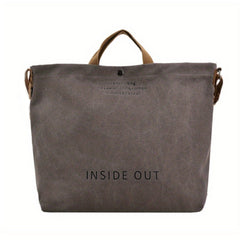 Vintage Canvas Shoulder Bag Crossbody Satchel Work Bag