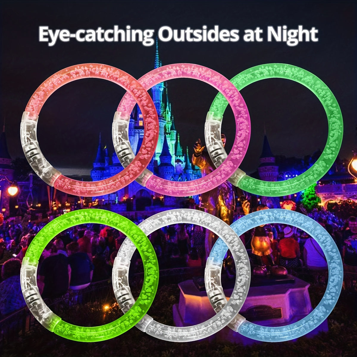 Neon Glow Wristbands for Parties and Events