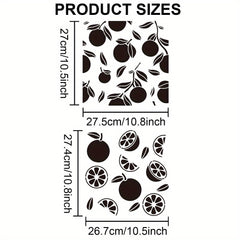 2 Styles PET Hollow Out Stencils with Brushes 300x300mm
