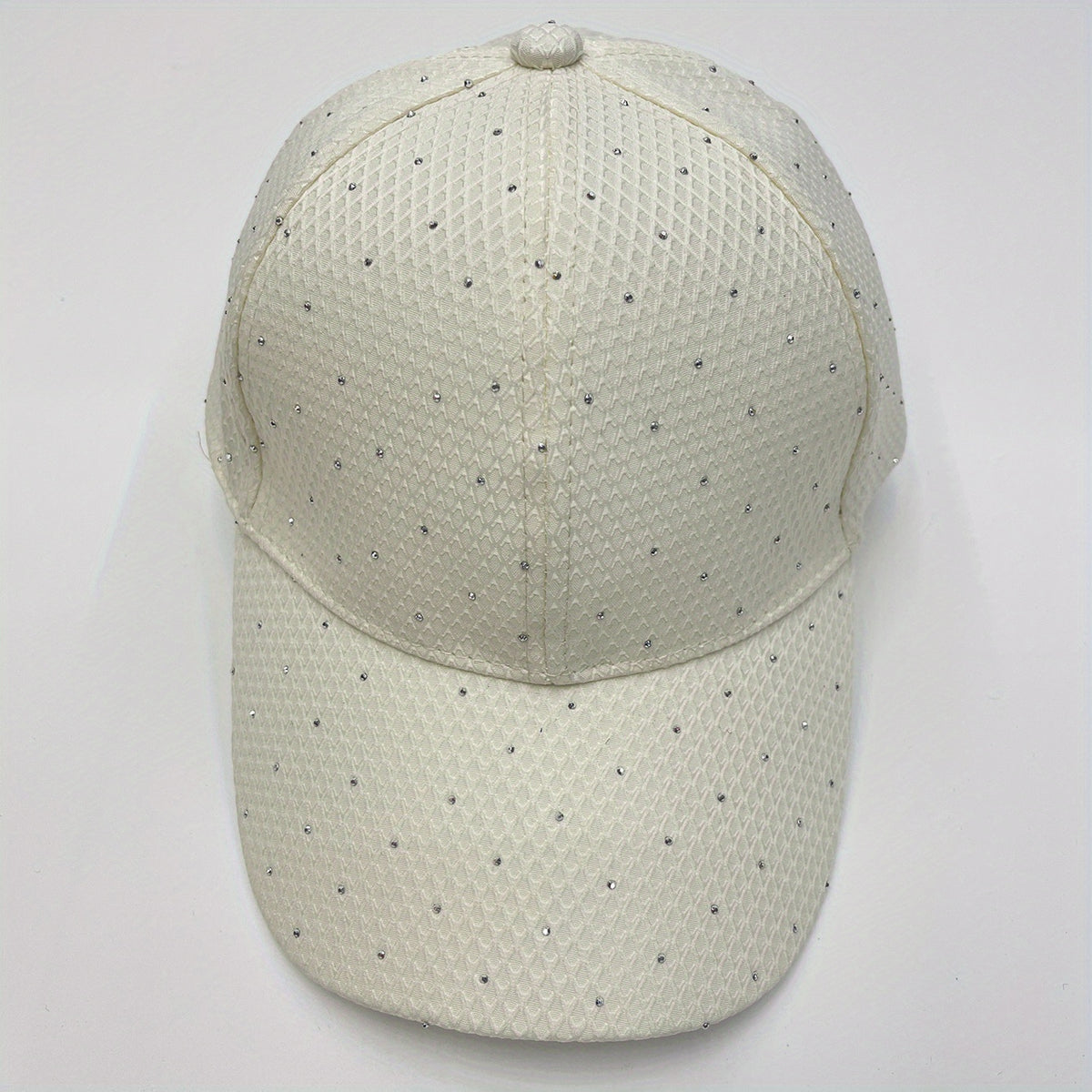 Rhinestone Decor Baseball Cap Lightweight Sun Hat