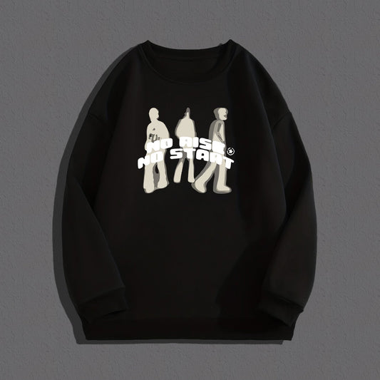 Men's Graphic Pullover Long Sleeve Sweatshirt Casual Wear