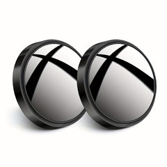 2PCS Car Blind Spot Mirrors 360 Adjustable Wide Angle View Safe Reversing