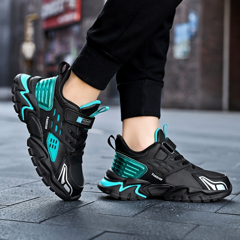 Boy's Chunky Shoes Soft Sole Waterproof Sneakers For Kids