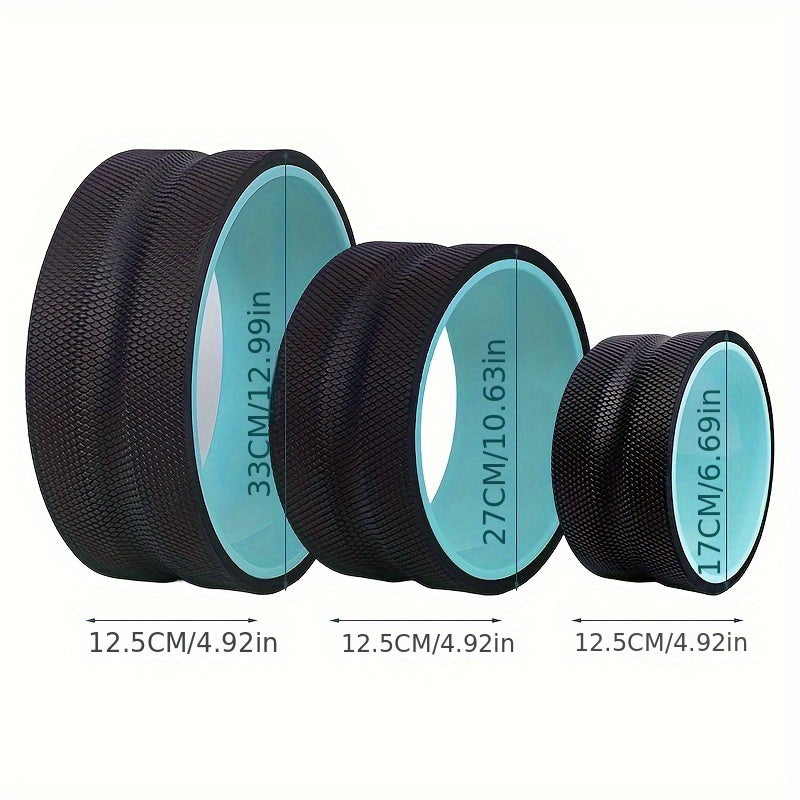 3pcs Yoga Stretching Wheel for Body Bending Muscle Relaxation