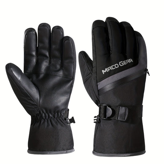 MVPTOO Winter Skiing Full Finger Gloves Touch Screen Outdoor Snowmobile Thermal