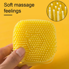 Silicone Pet Bath Brush with Massage & Shower Gel Dispenser