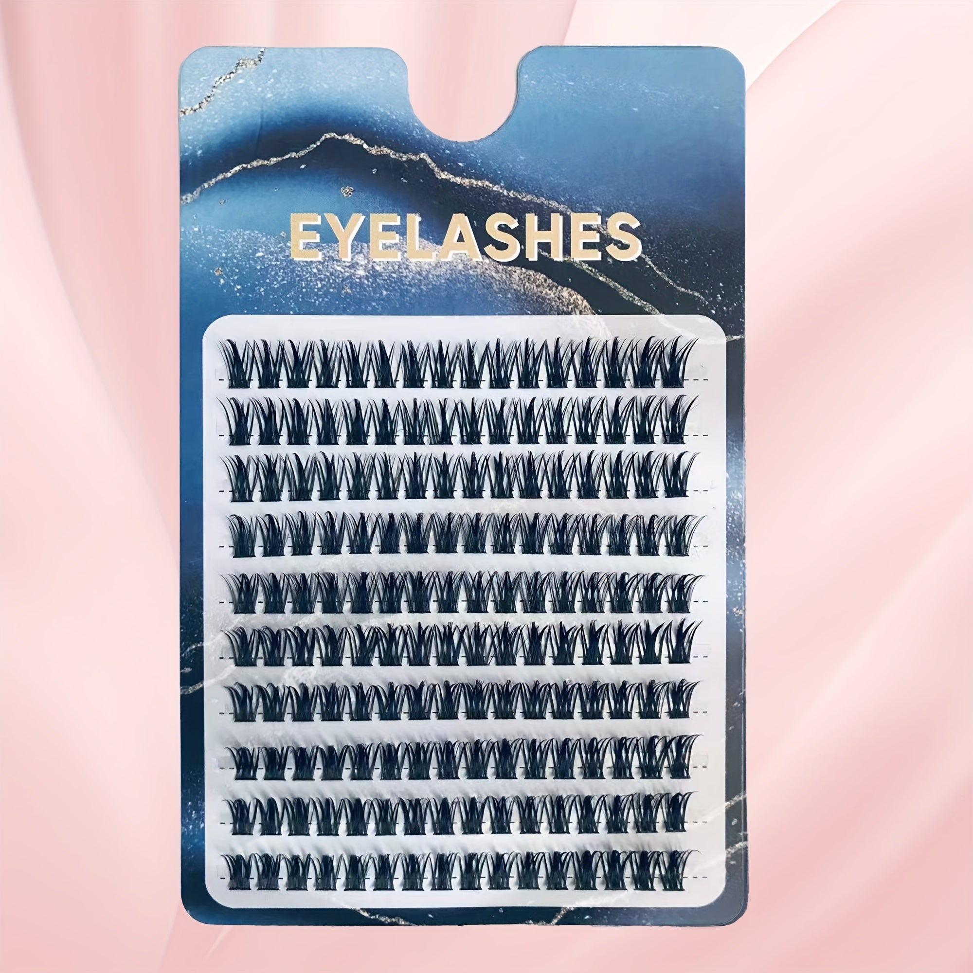DIY Cluster False Eyelashes 8 16mm Natural 3D Faux Mink Non Irritating