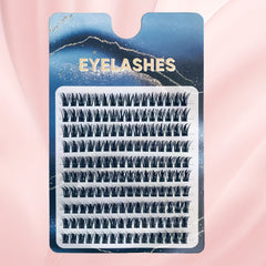 DIY Cluster False Eyelashes 8 16mm Natural 3D Faux Mink Non Irritating