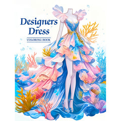 22 Page Adult Coloring Book - Stress Relief Gift for Holidays