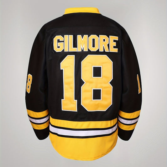 Men's Long Sleeve Hockey Jersey Embroidered Hockey Sweatshirt