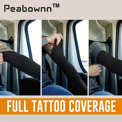Compression Arm Sleeves Cooling UV Sun Protection Tattoo Cover Up Sports Sleeve