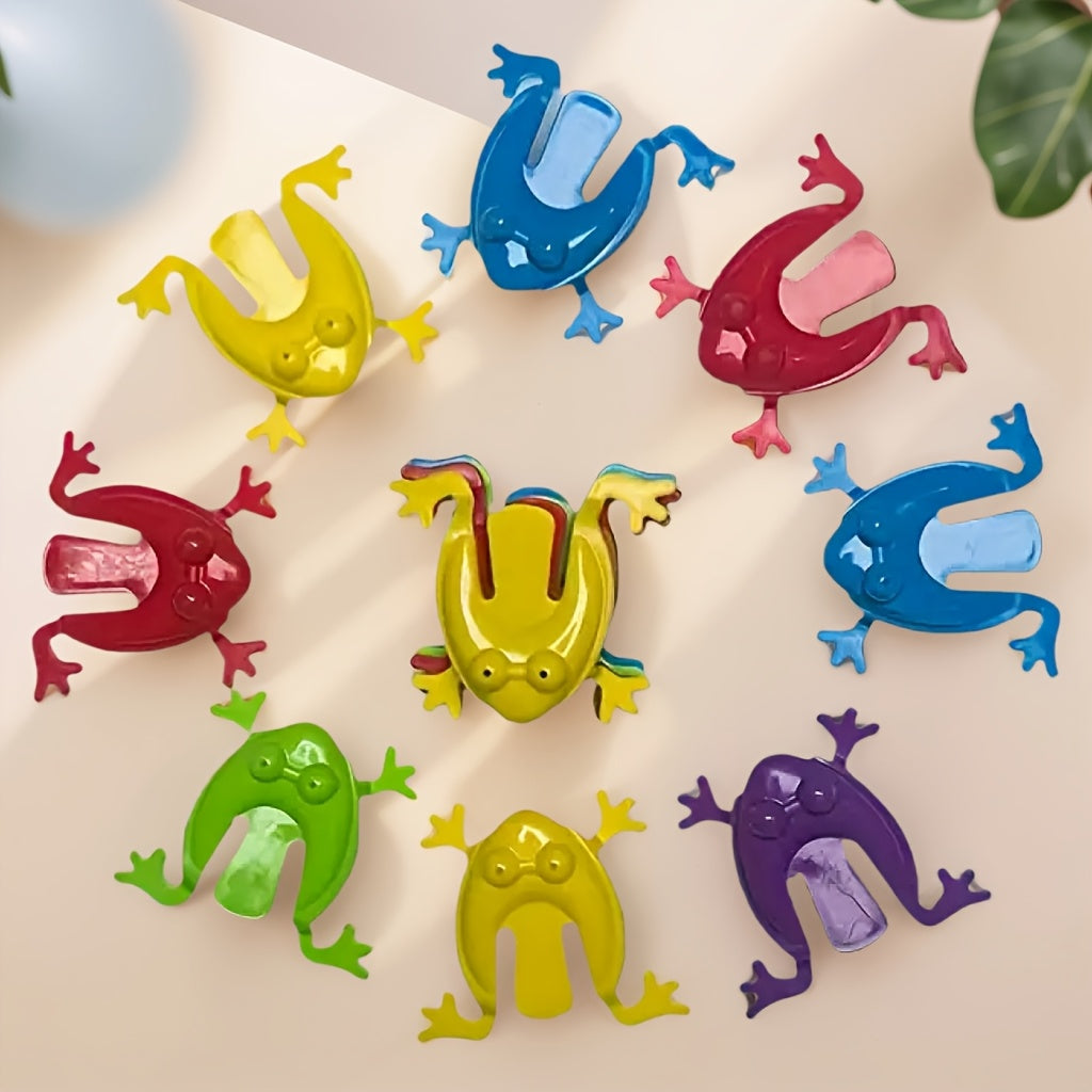 24pcs 12pcs Bouncing Frog Interactive Family Game Plastic Toy Frogs for Kids