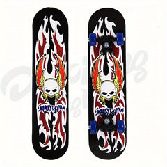 Cartoon Double Curved Maple Skateboard Stickers