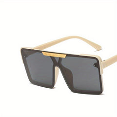 Y2K Vintage Square Sunglasses Sun Protection