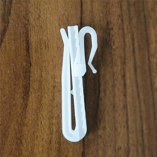 20pcs Plastic Curtain Hooks Adjustable Curtain Clip Hook