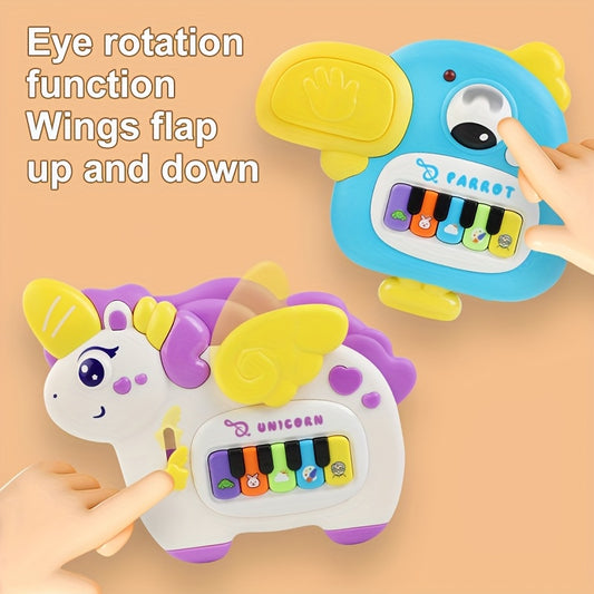 Kids' Electronic Keyboard Toy with Music & Lights