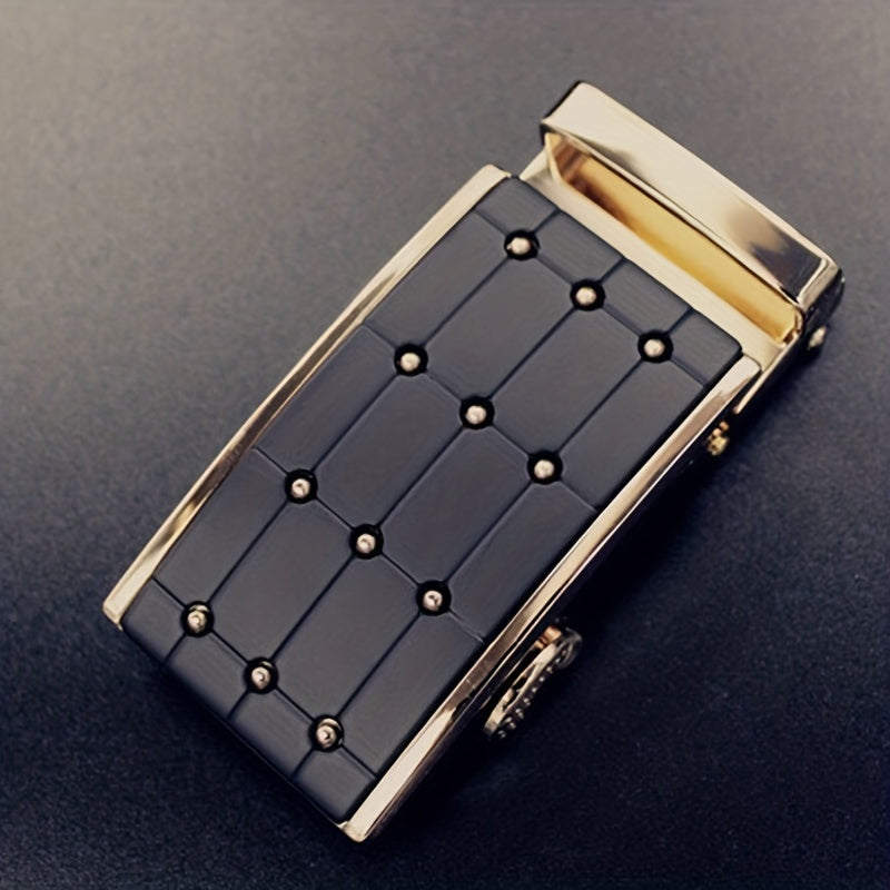 Men's Leather Automatic Buckle Business Casual Pants Belt