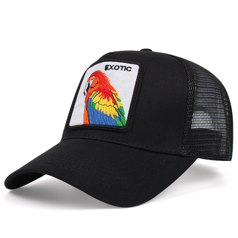 Animal Embroidery Baseball Cap Hip Hop Style