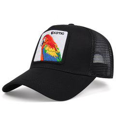 Animal Embroidery Baseball Cap Hip Hop Style