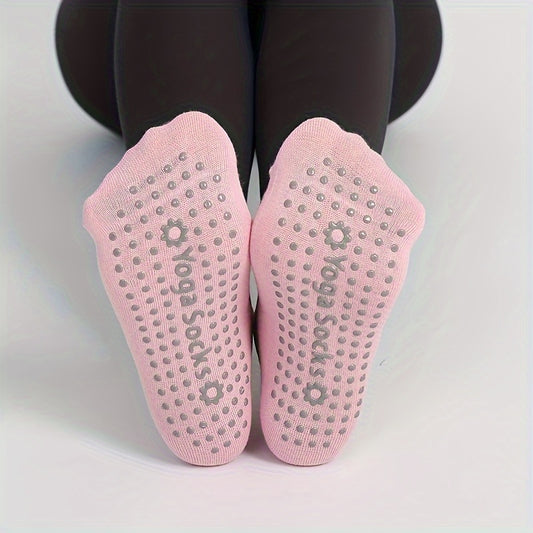 Women's Cross Strap Yoga Socks With Grips - Ideal for Pilates Barre Bal