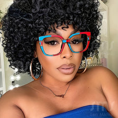 Light Blocking Glasses Oversized Glasses Style Frame Tortoise Shell