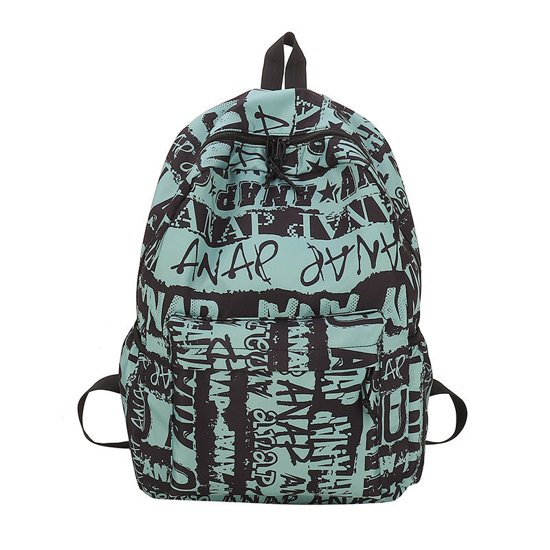 Graffiti Backpack Casual School Bag for Students