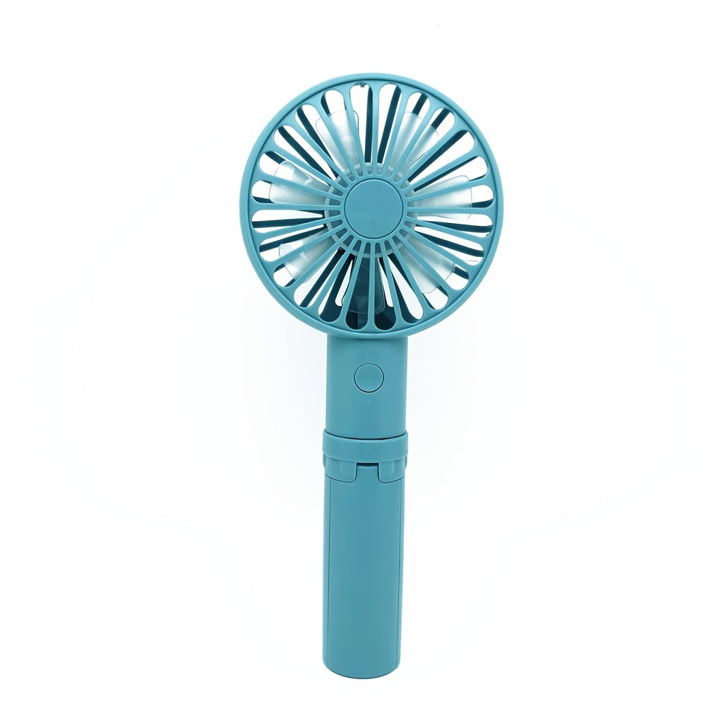 Triangular Bracket Fan 3 Gears Portable USB Rechargeable Fan