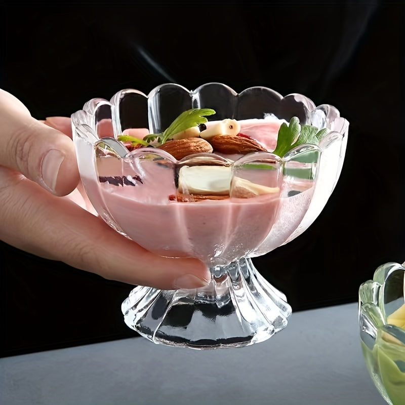 Multifunctional Glass Bowl for Salads and Desserts