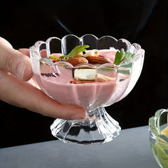 Multifunctional Glass Bowl for Salads and Desserts